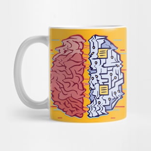 Machine human brain Mug